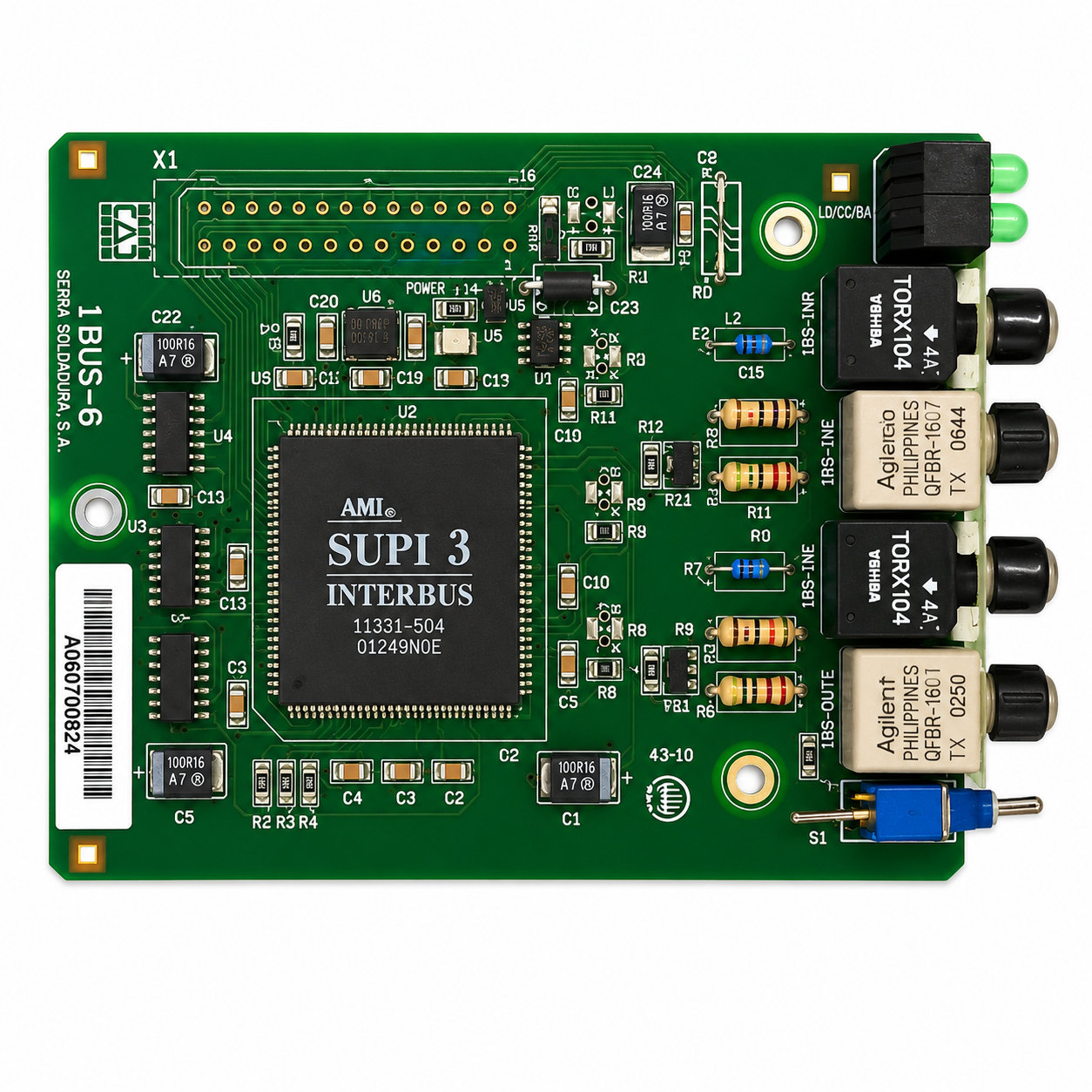 PLACA DE CONEXION INTERBUS